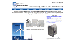 Desktop Screenshot of enclosure-solutions.com